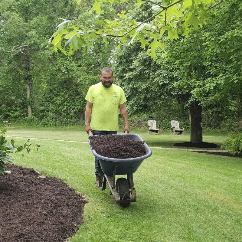 Hauling mulch